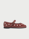 Daisy Embroidered Mary Jane