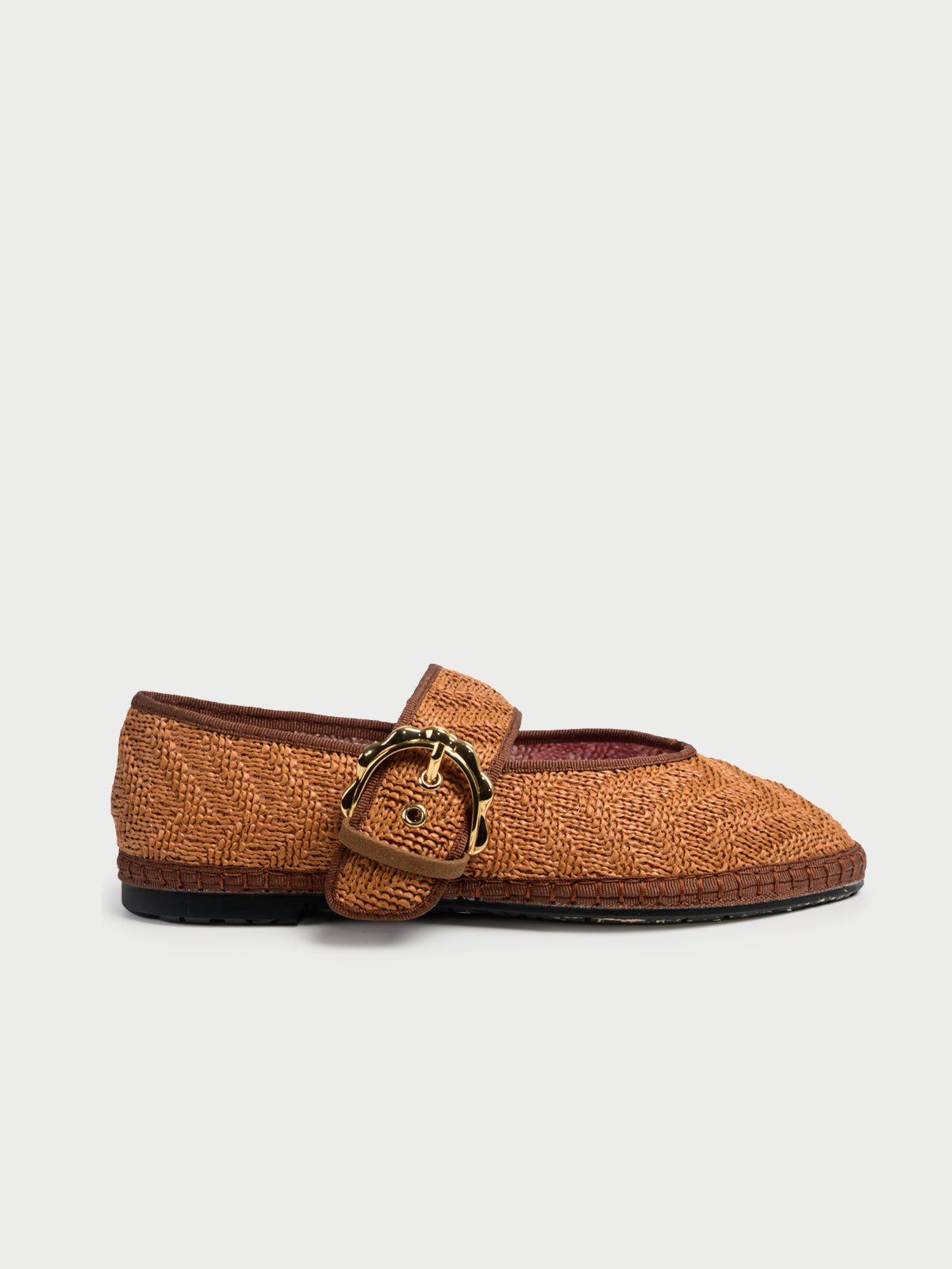 Sophie Raffia Brown