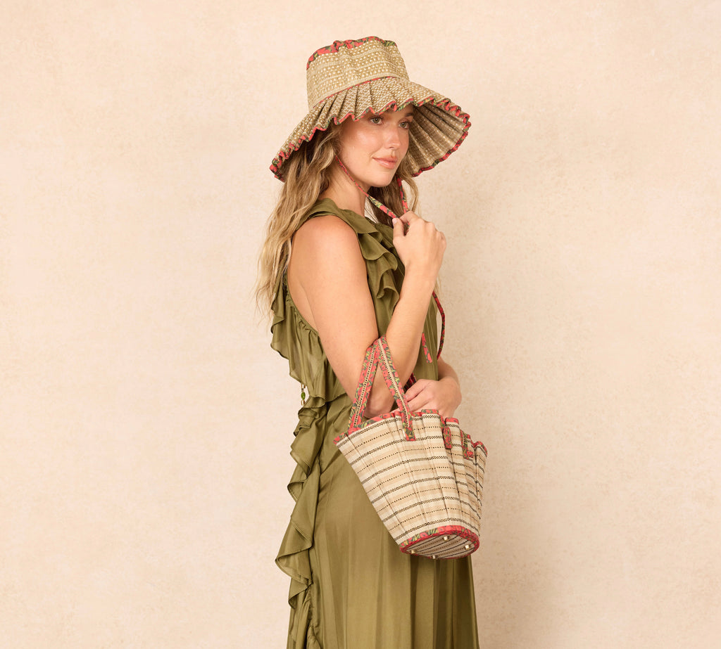 Palace Of Poppies- Mini Tropez Tote